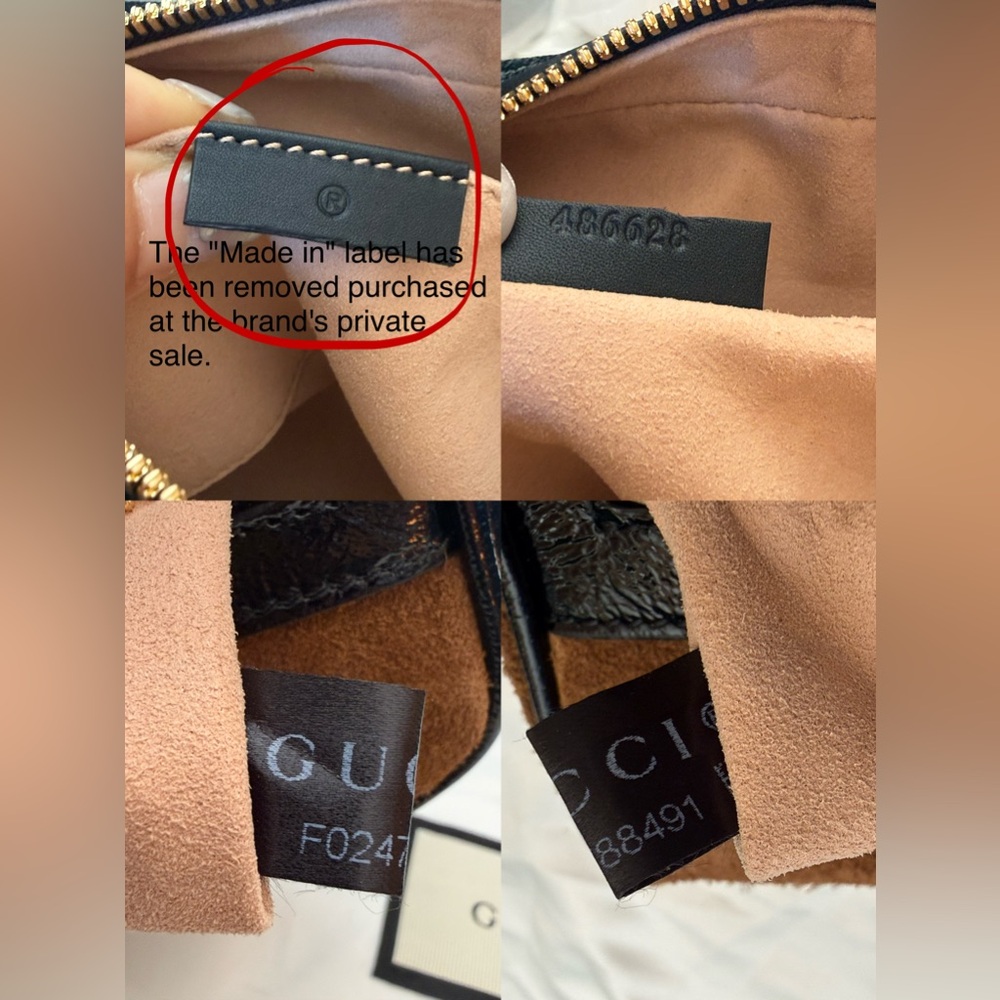 Gucci Black and Brown Belt Bag with Gold Accents - Picture 11 of 16